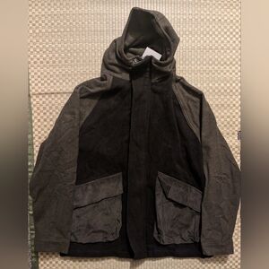 NWT House of Paa Parka 1.5 Melton Wool Corduroy Green Men's Size Med Made in USA